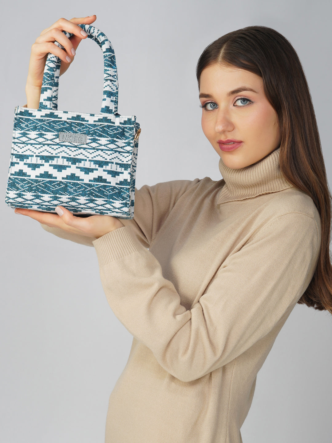 NiceG Blue Bliss Box Bag (Small)